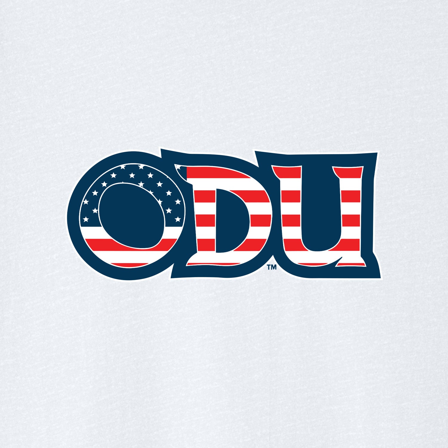 Old Dominion University, ODU Military - Military Logo, Unisex Jersey Long Sleeve T-Shirt - White