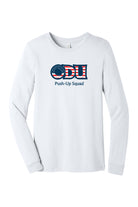 Old Dominion University, ODU Military - Push-Up Squad, Unisex Jersey Long Sleeve T-Shit - White