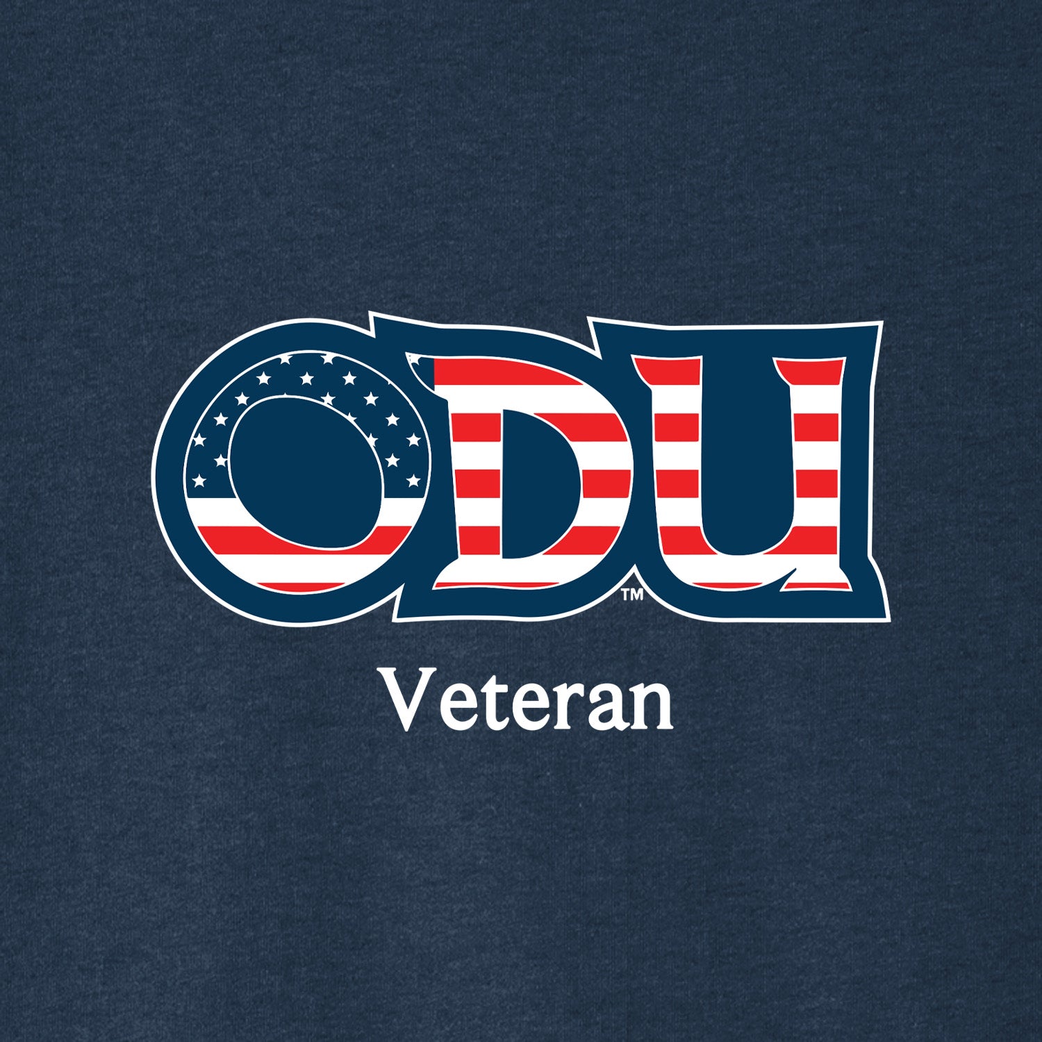 Old Dominion University, ODU Military - Veteran, Unisex Jersey Long Sleeve T-Shirt - Navy