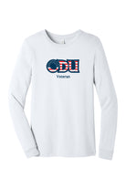 Old Dominion University, ODU Military - Veteran, Unisex Jersey Long Sleeve T-Shirt - White