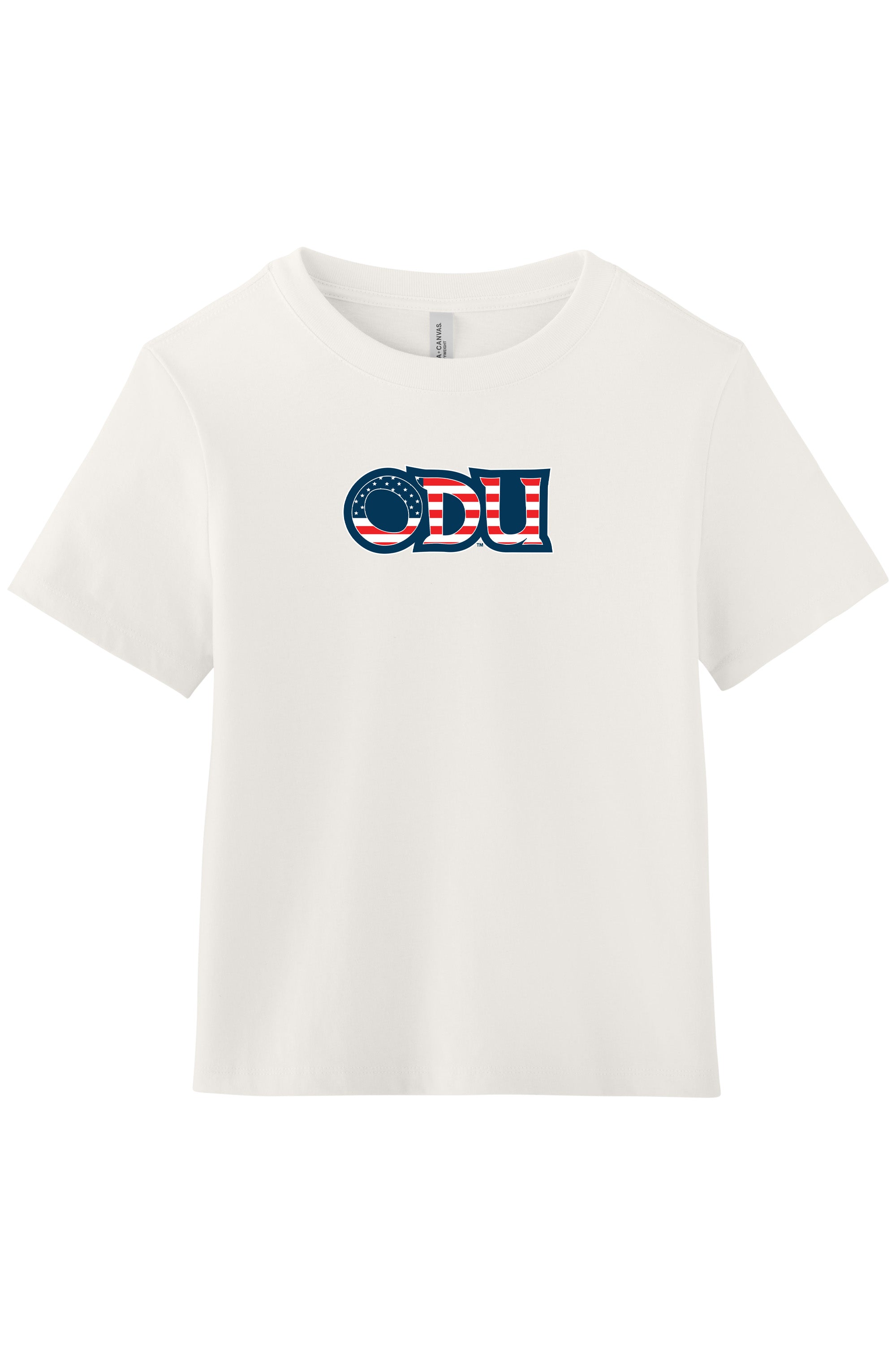 Old Dominion University, ODU Military, BELLA+CANVAS® Women’s 6-Ounce Heavyweight T-Shirt - White