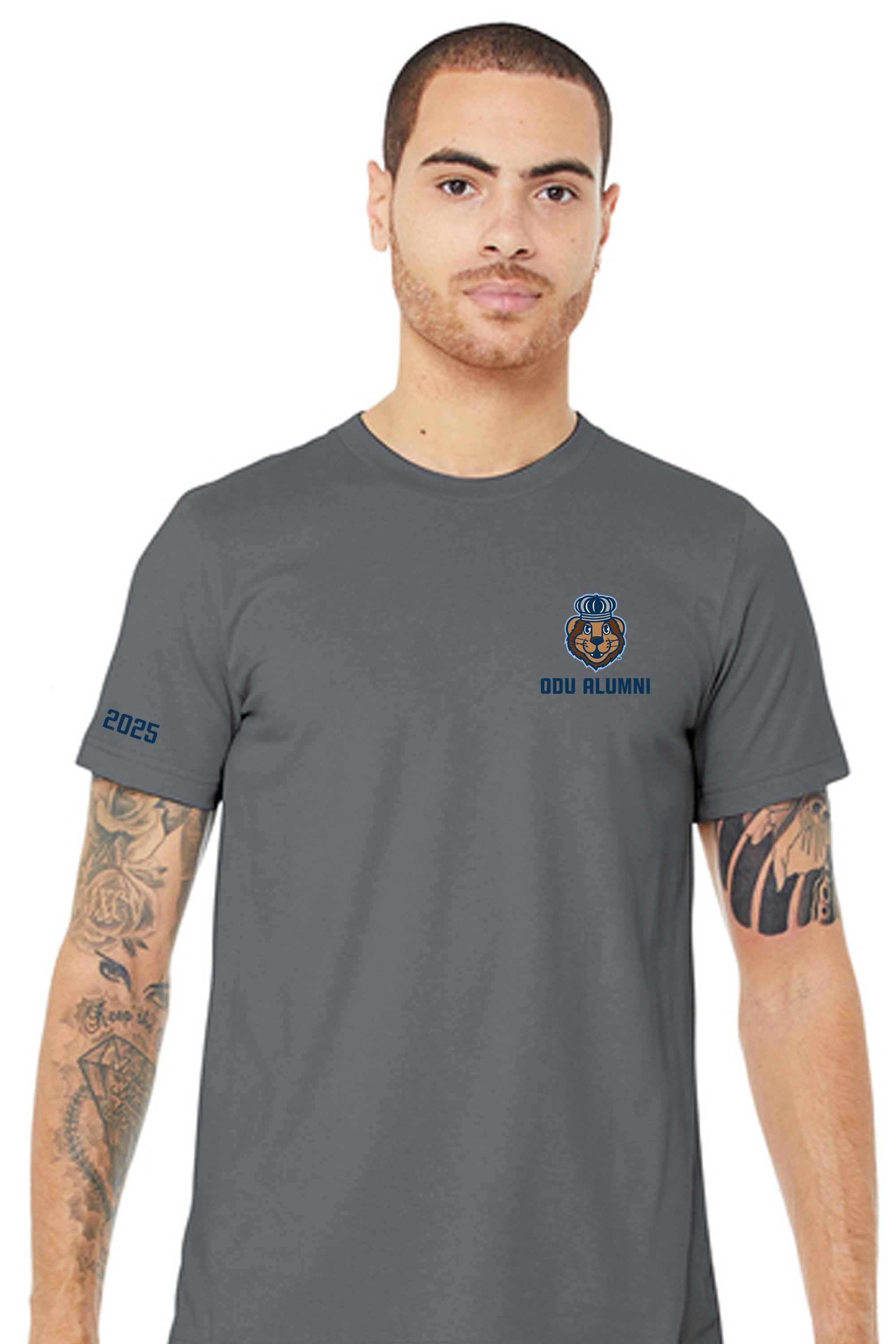 Official, Old Dominion University, Unisex Jersey Short Sleeve T-Shirt - Gray