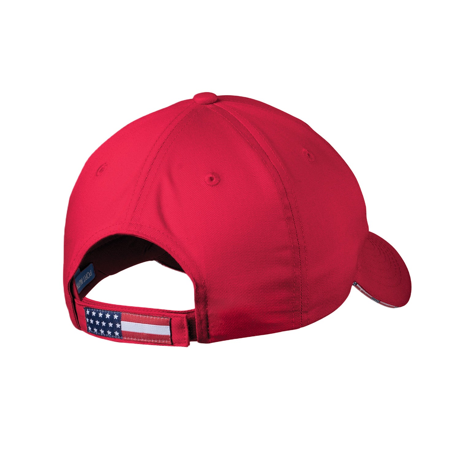 Old Dominion University, ODU Military - Military Logo, Americana Flag Sandwich Cap - Red