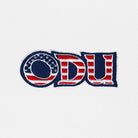 Old Dominion University, ODU Military - Military Logo, Sandwich Bill Cap with Striped Closure - White