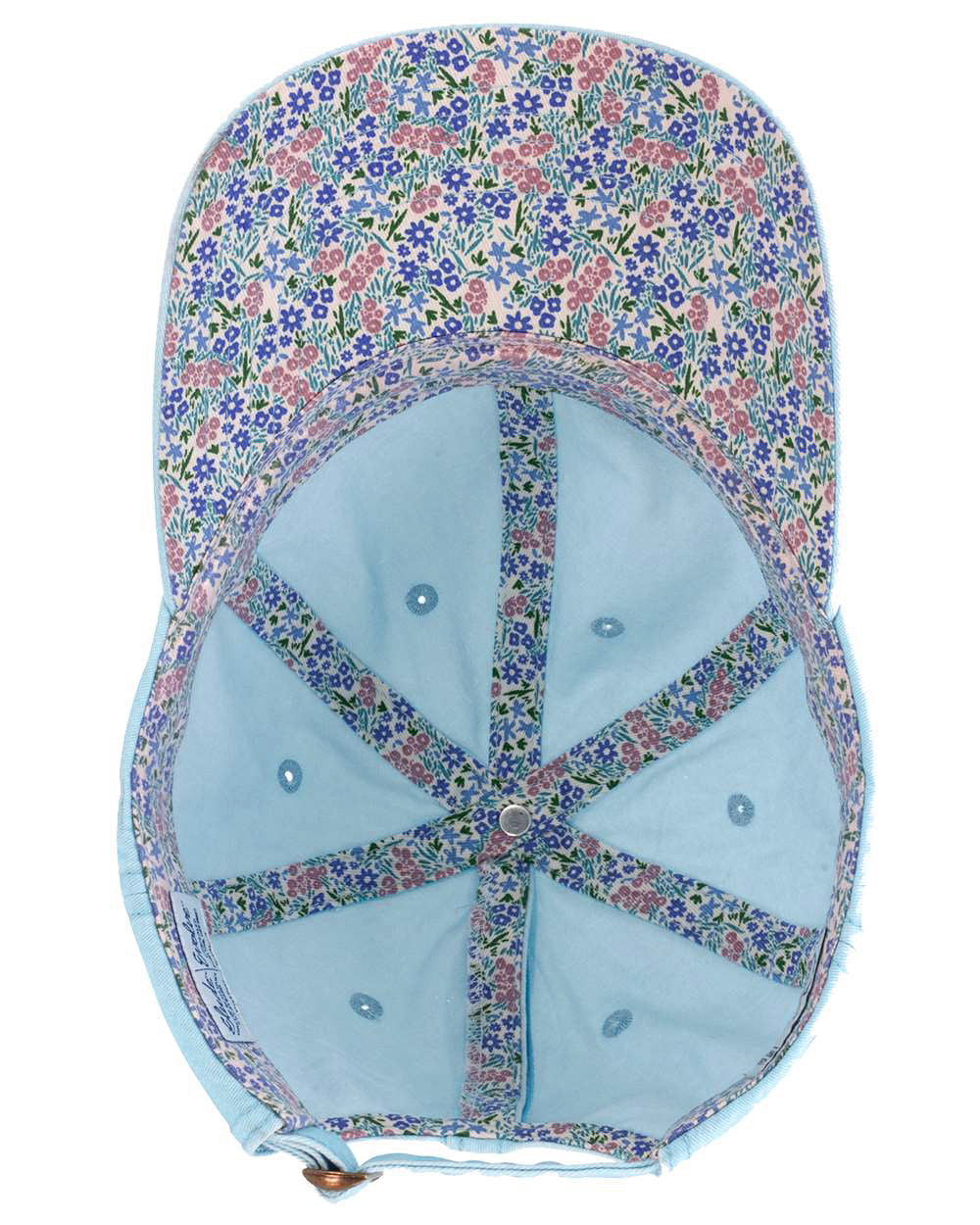 Old Dominion University, ODU Vintage, Women's Pigment-Dyed with Fashion Undervisor Cap Hudson Blue