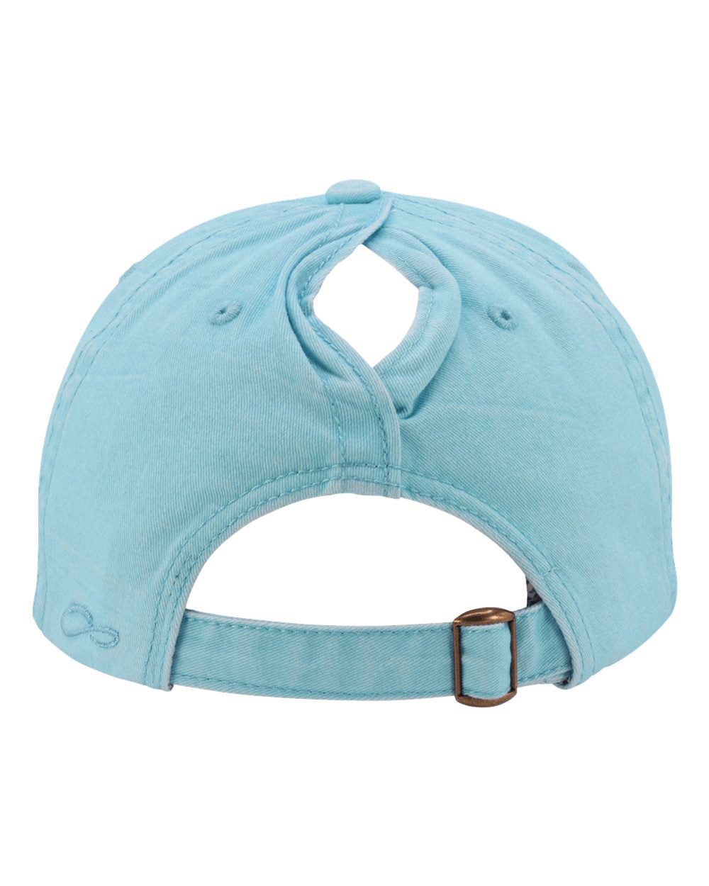 Old Dominion University, ODU Vintage, Women's Pigment-Dyed with Fashion Undervisor Cap Hudson Blue