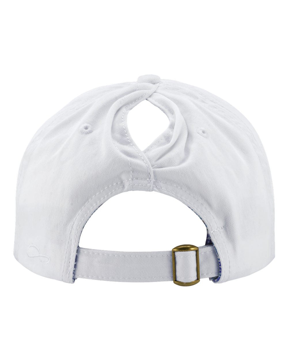 Old Dominion University, ODU Vintage, Women's Pigment-Dyed with Fashion Undervisor Cap White