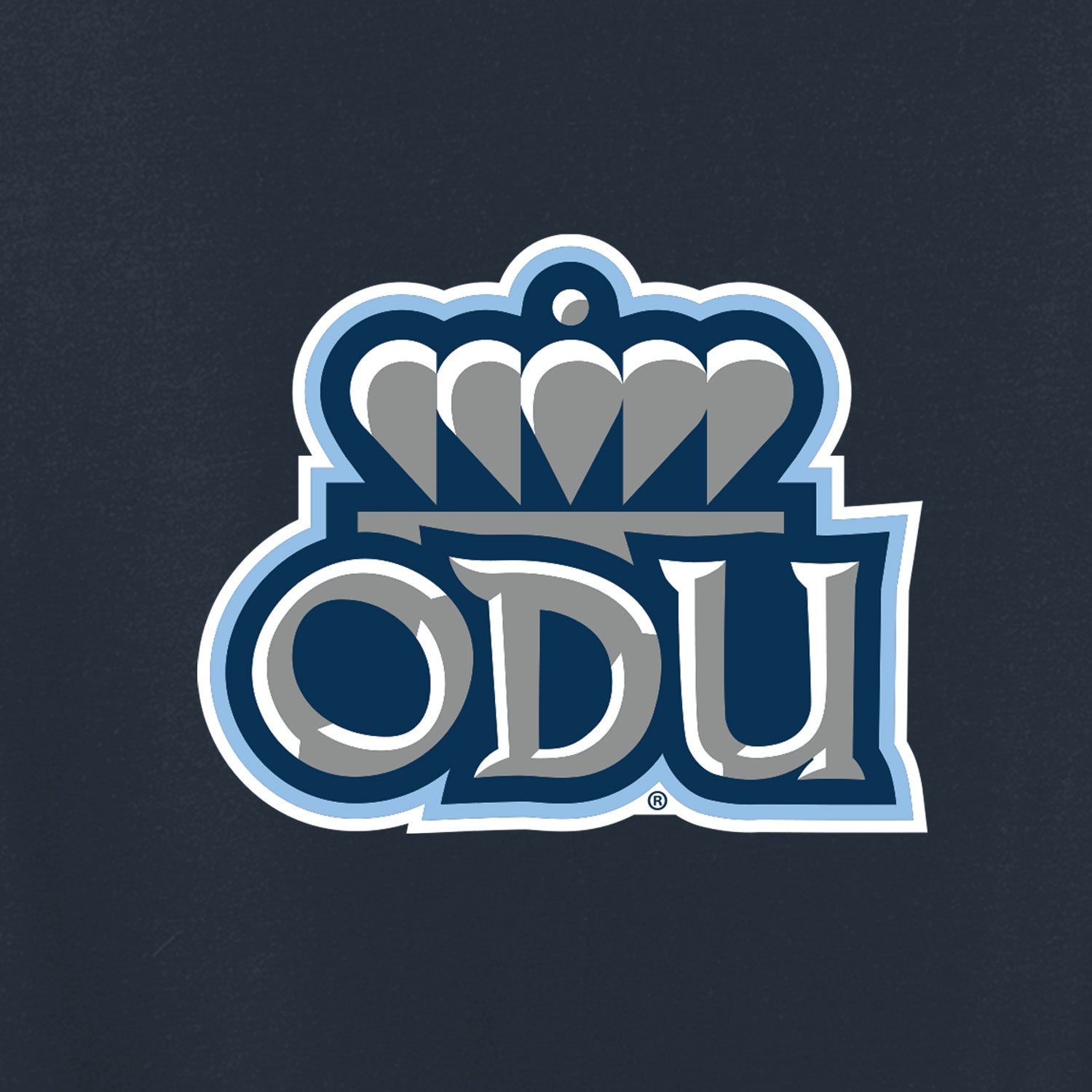 Old Dominion University, ODU Logo, District ® Women’s Perfect Weight ® V-Neck T-Shirt - Navy