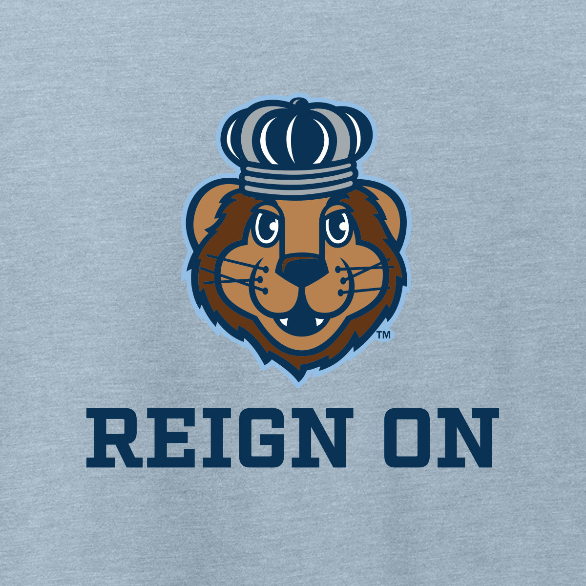 Old Dominion University, Reign On, Logo#24, District® Women’s Perfect Tri® Midi Long Sleeve T-Shirt - Light Blue