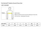 Old Dominion University, ODU Military - Navy ROTC, Collective Smooth Fleece Vest - Size Chart