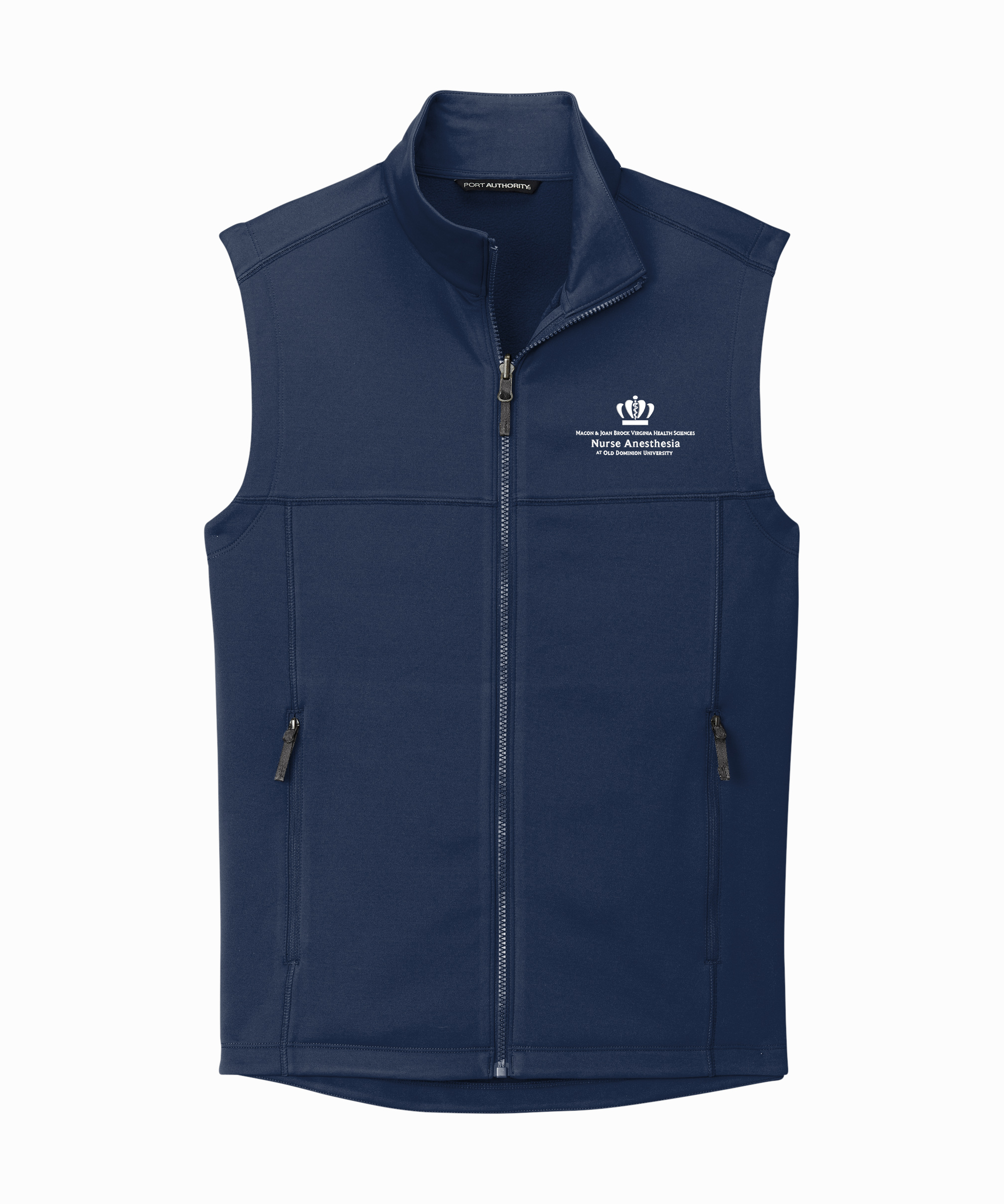 Old Dominion University, ODU, Port Authority® Collective Smooth Fleece Vest - Navy