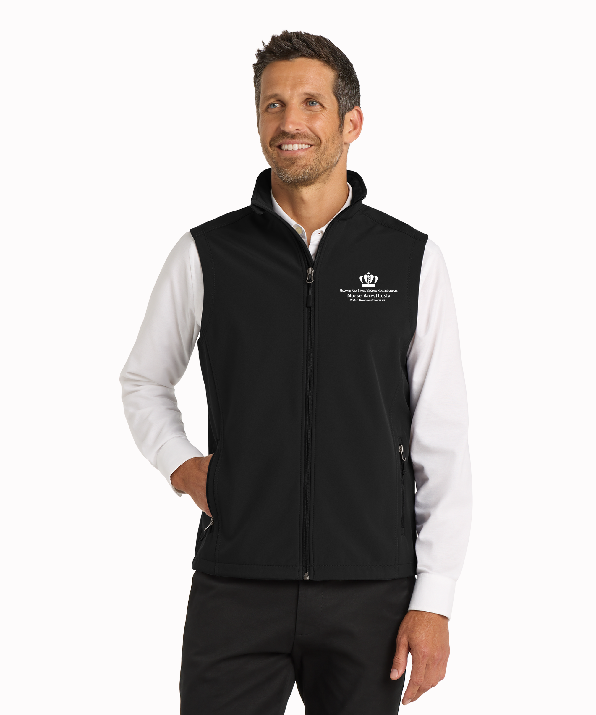 Old Dominion University, Port Authority® Core Soft Shell Vest - Black