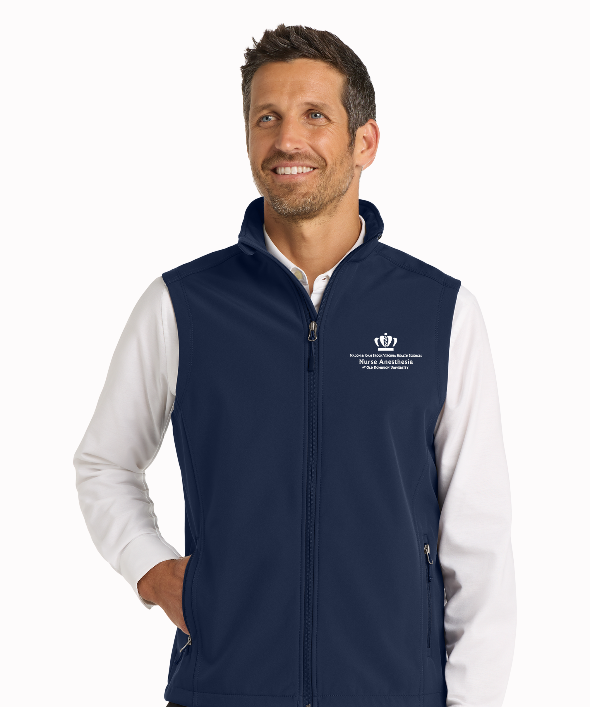 Old Dominion University, Port Authority® Core Soft Shell Vest - Navy