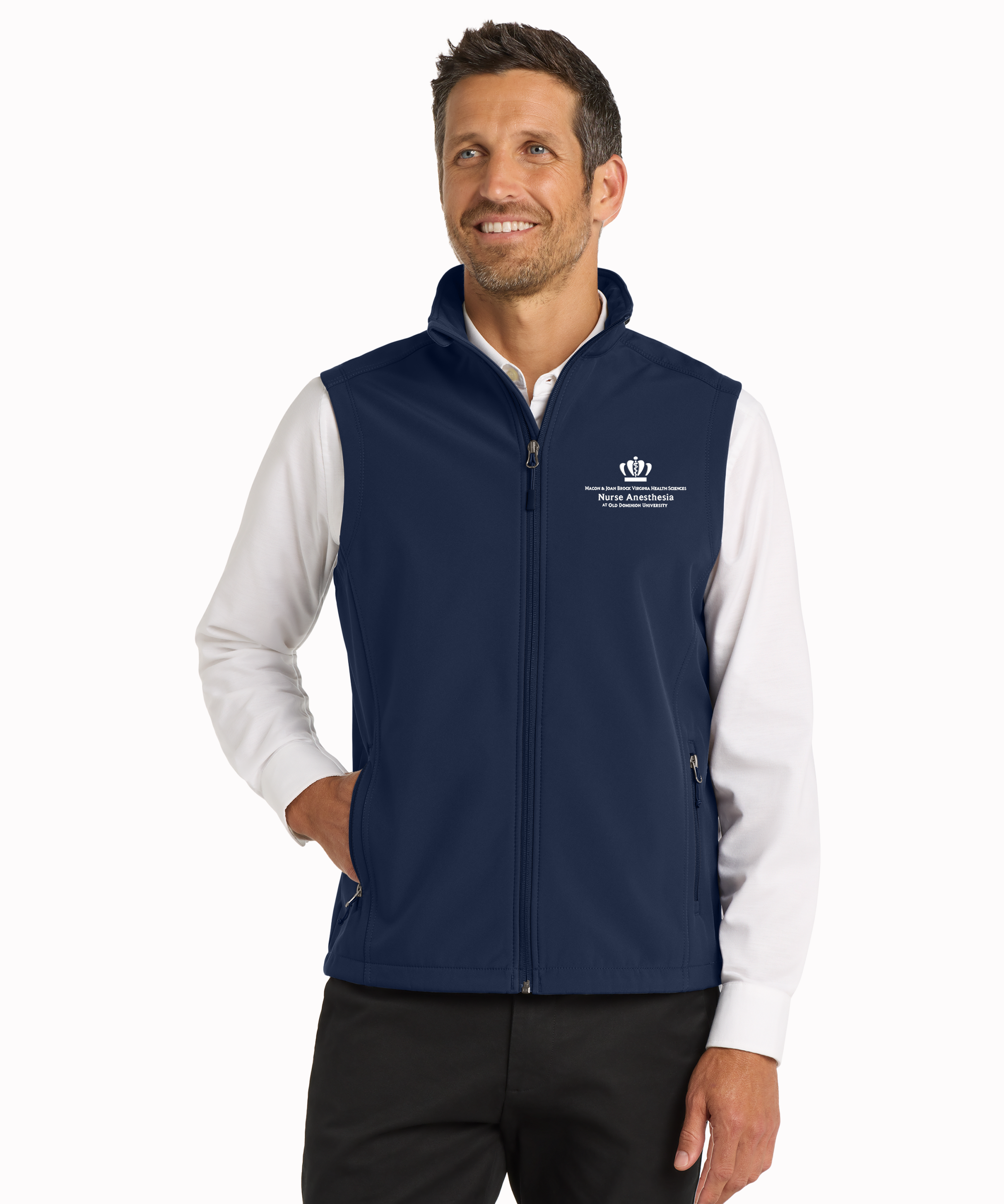 Old Dominion University, Port Authority® Core Soft Shell Vest - Navy