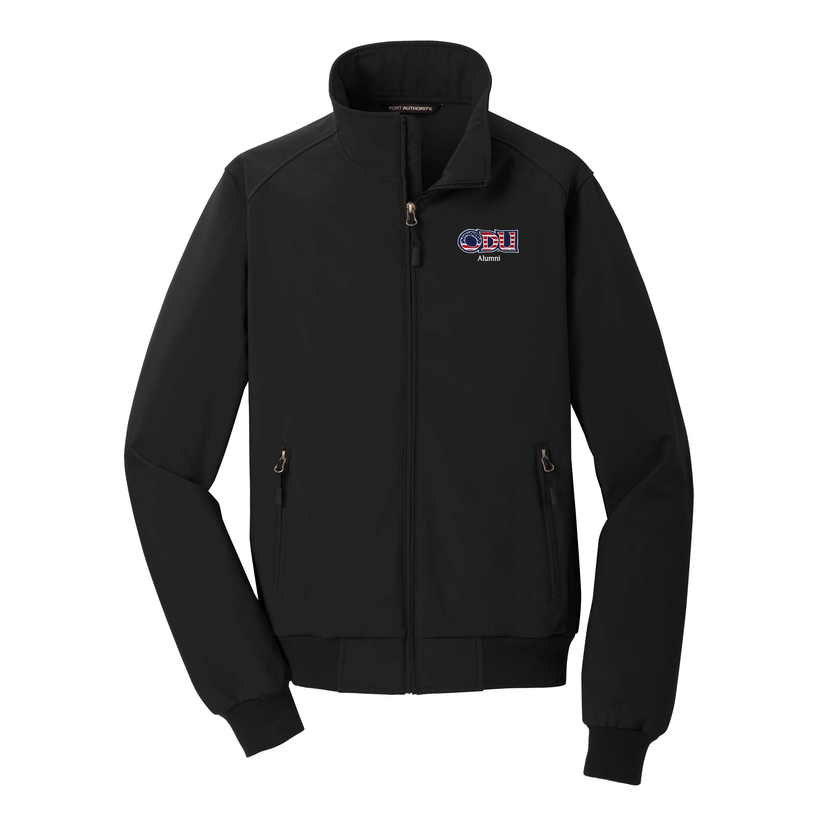 Old Dominion University, ODU Military - Alumni , Port Authority® Soft Shell Bomber Jacket - Black
