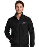 Old Dominion University, ODU Military - Navy ROTC , Port Authority® Soft Shell Bomber Jacket - Black