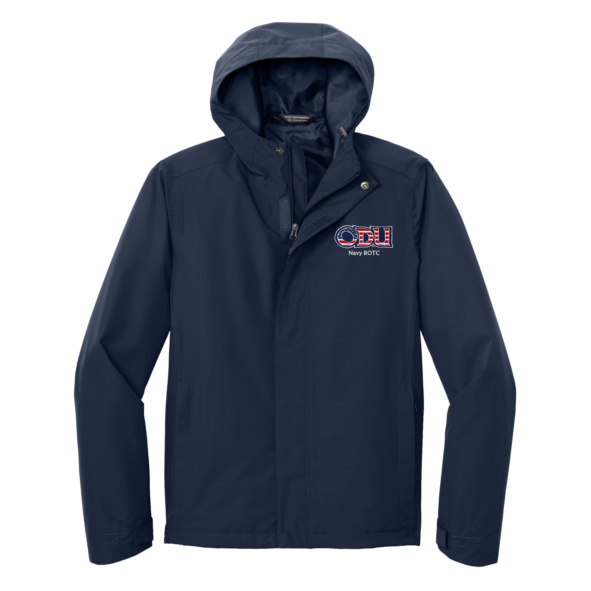 Old Dominion University, ODU Military - Navy ROTC, C-FREE® Rain Jacket - Navy