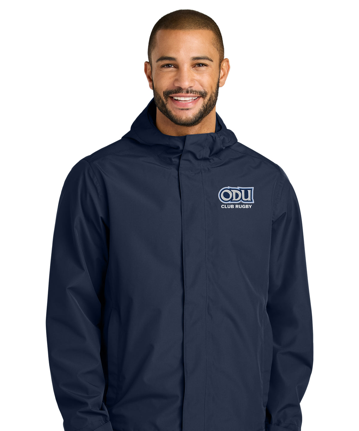 Old Dominion University, Club Sports - Rugby, C-FREE® Rain Jacket - Navy