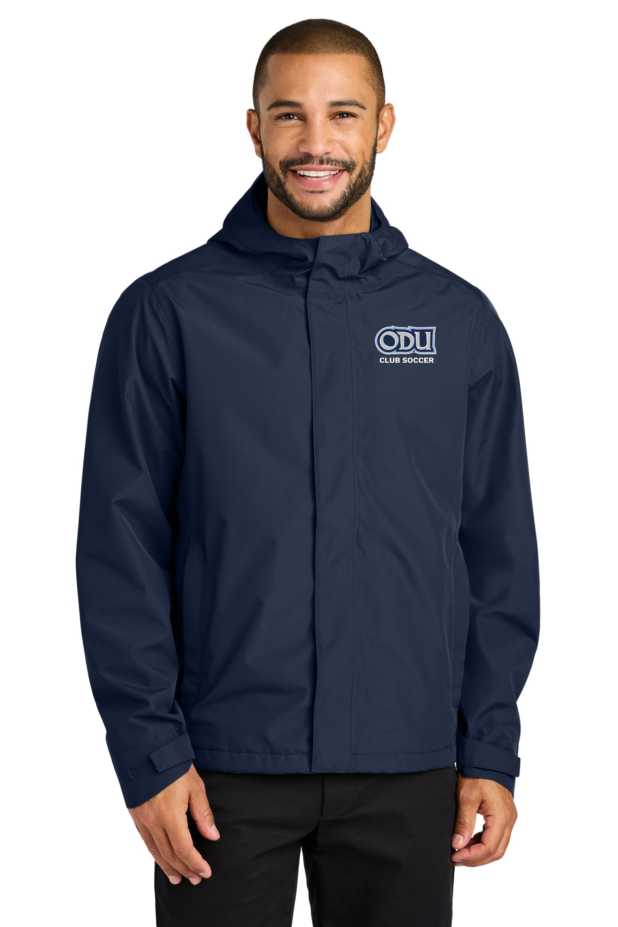 Old Dominion University, Club Sports - Soccer, C-FREE® Rain Jacket - Navy