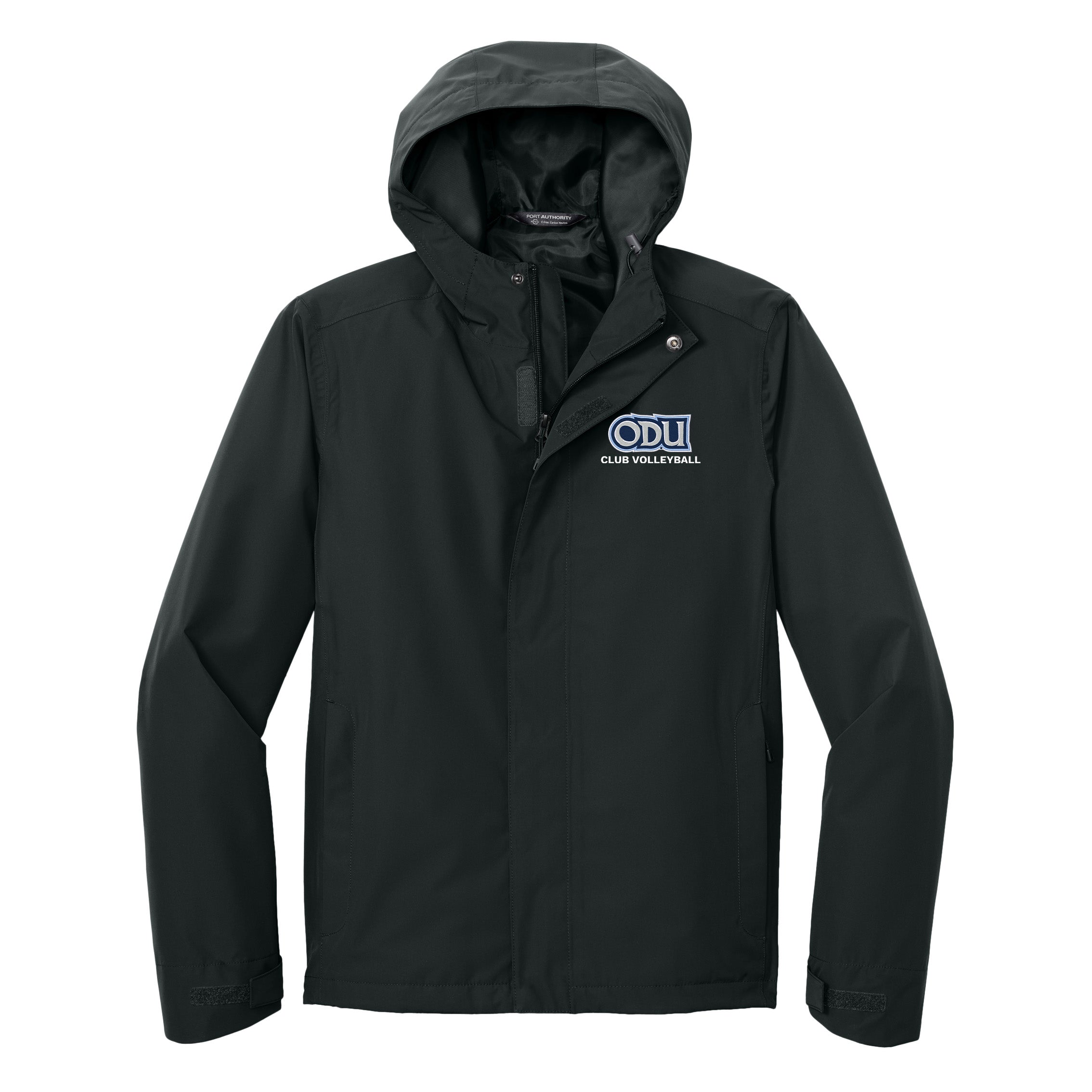 Old Dominion University, Club Sports - Volleyball, C-FREE® Rain Jacket - Black