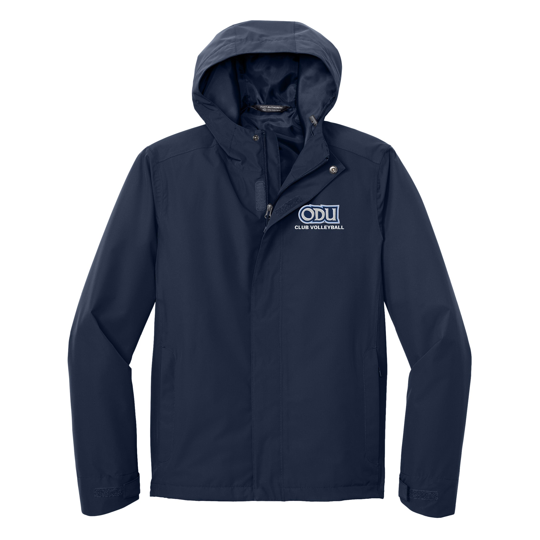 Old Dominion University, Club Sports - Volleyball, C-FREE® Rain Jacket - Navy