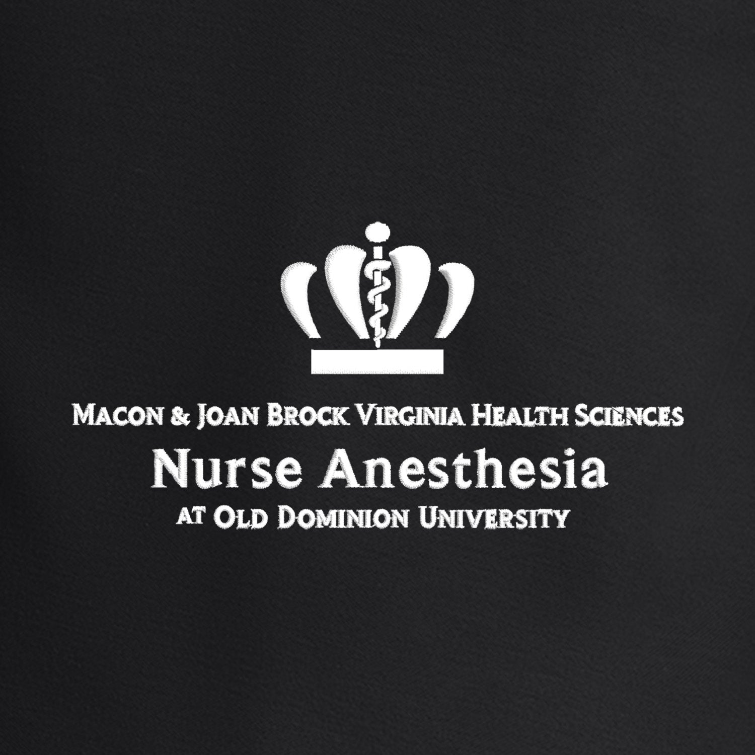 Old Dominion University, Nurse Anesthesia, Core Classic Pique Polo - Black