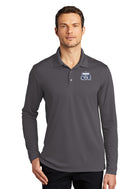 ODU UV Micro-Mesh Long Sleeve Polo Shirt- Graphite