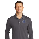 Old Dominion University, UV Micro-Mesh Long Sleeve Polo Shirt- Graphite