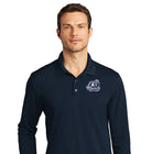 Old Dominion University, UV Micro-Mesh Long Sleeve Polo Shirt- Navy