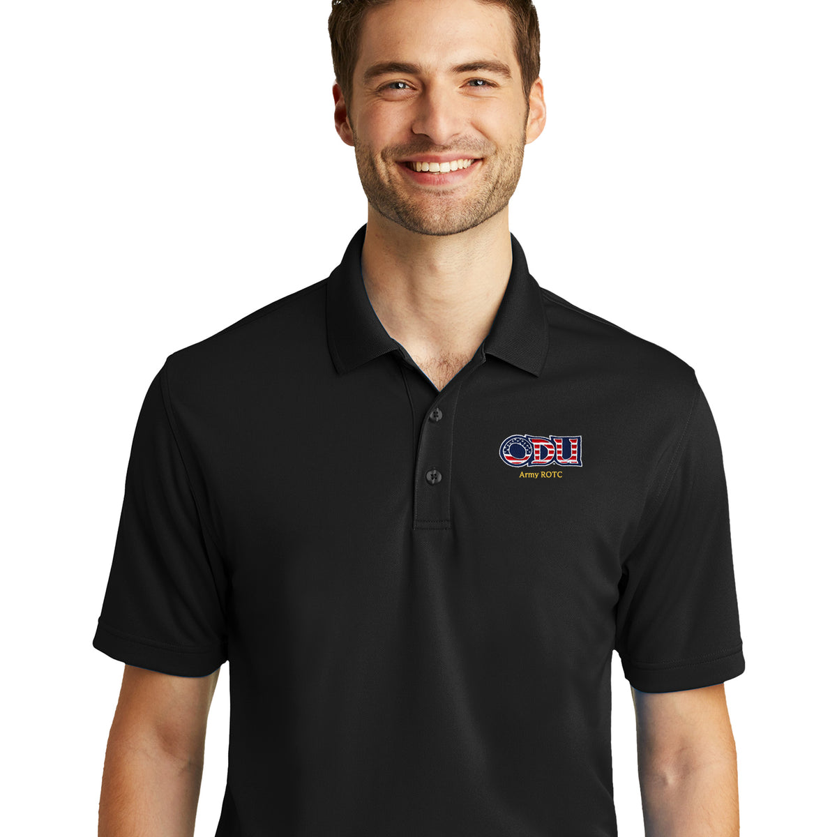 Old Dominion University, ODU Military - Army ROTC, UV Micro-Mesh Polo ...