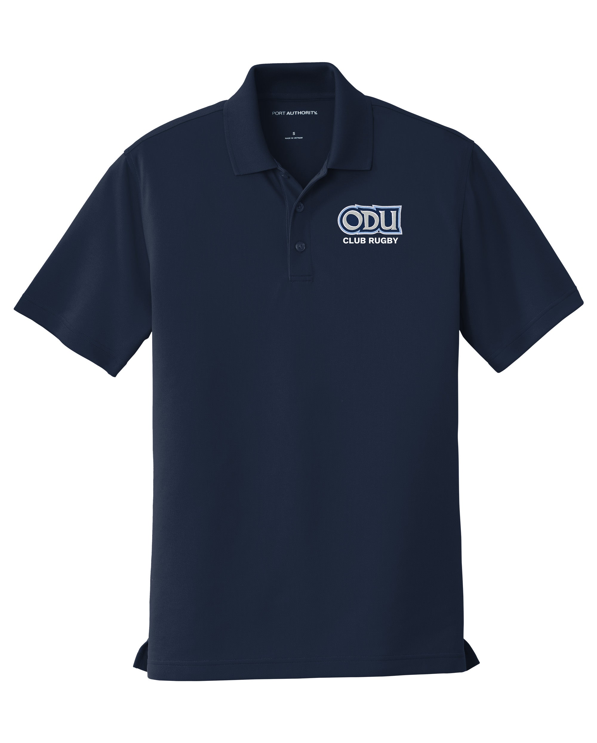 Old Dominion University, Club Sports - Rugby, Port Authority® Dry Zone® UV Micro-Mesh Polo Shirt - Navy