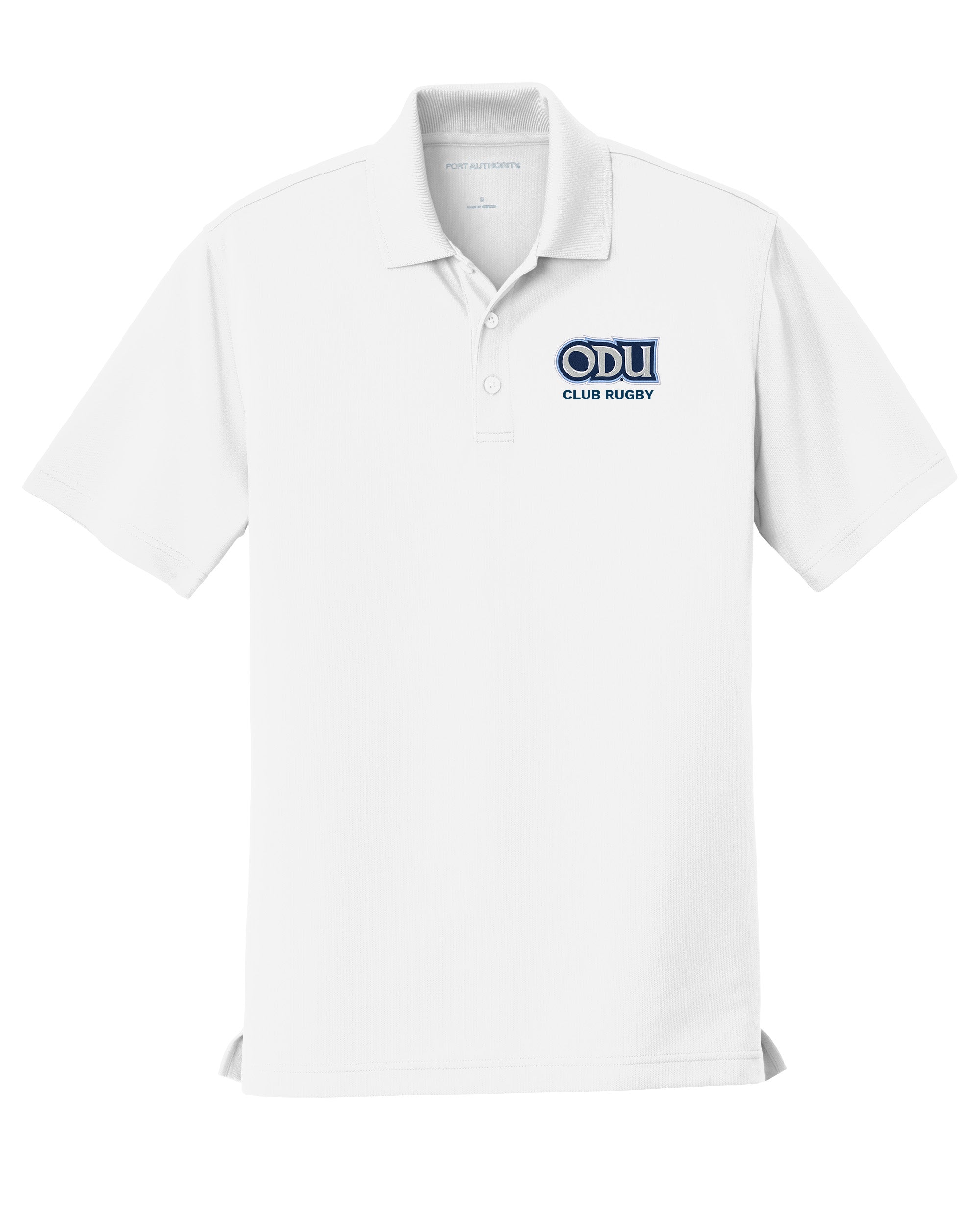 Old Dominion University, Club Sports - Rugby, Port Authority® Dry Zone® UV Micro-Mesh Polo Shirt - White