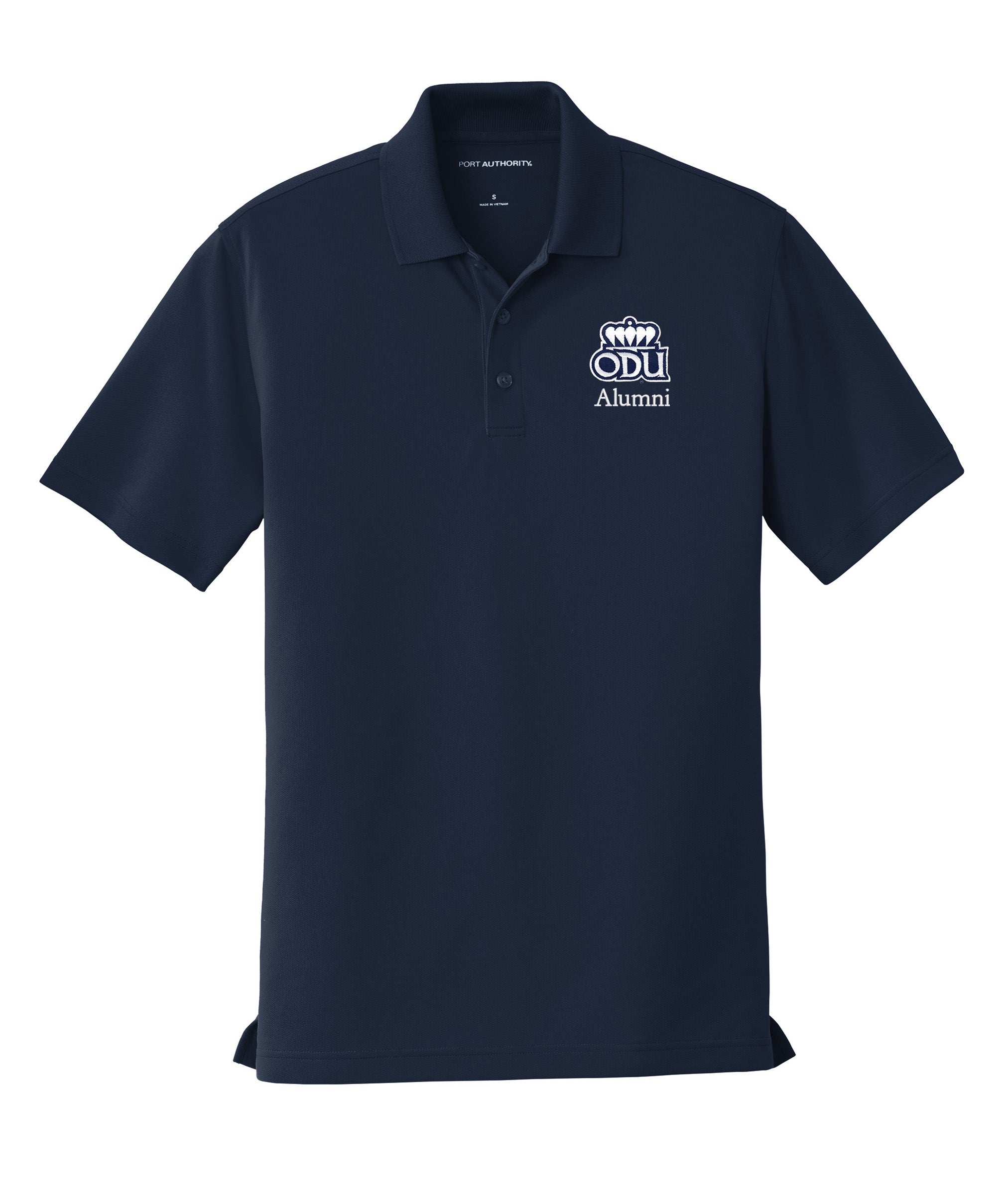 Old Dominion University, ODU, Alumni, Port Authority® Dry Zone® UV Micro-Mesh Polo Shirt - Navy