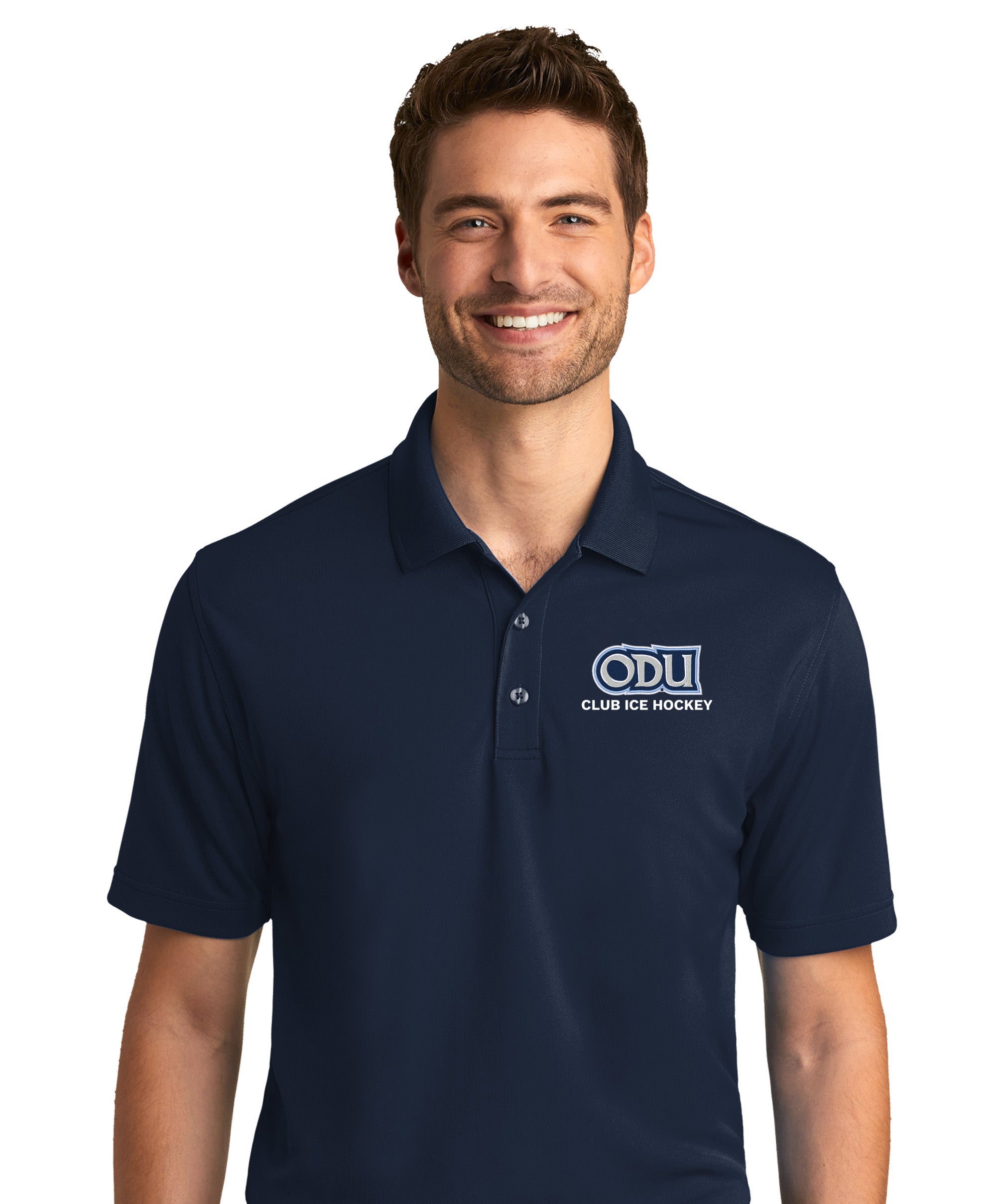 Old Dominion University, ODU - Sports, Port Authority® Dry Zone® UV Micro-Mesh Polo Shirt - Navy
