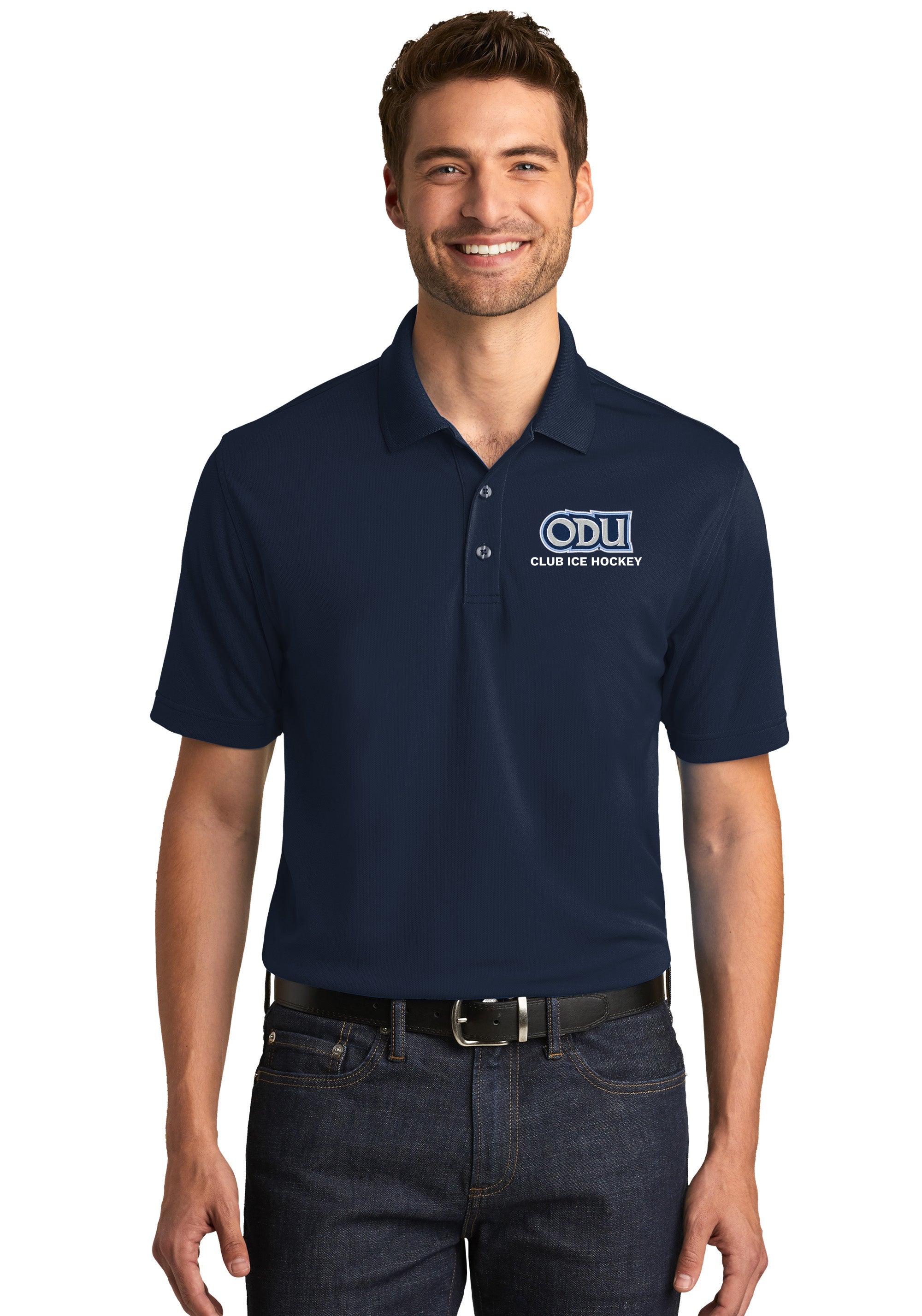Old Dominion University, ODU - Sports, Port Authority® Dry Zone® UV Micro-Mesh Polo Shirt - Navy