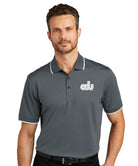 Old Dominion University, ODU, Vintage8 logo, Port Authority® Dry Zone® UV Micro-Mesh Tipped Polo shirt- Graphite