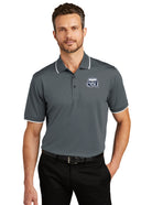 Old Dominion University, ODU Logo, Port Authority® Dry Zone® UV Micro-Mesh Tipped Polo Shirt- Graphite