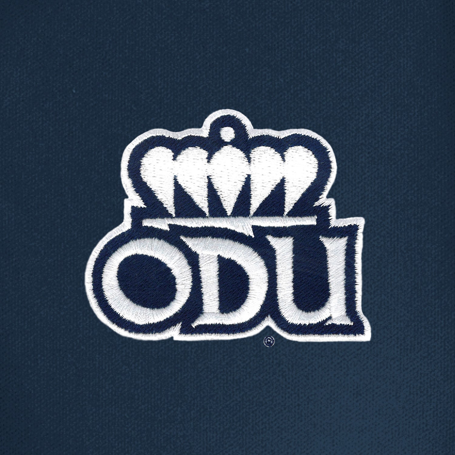 Old Dominion University, ODU Logo, Port Authority® Dry Zone® UV Micro-Mesh Tipped Polo Shirt- River Blue Navy