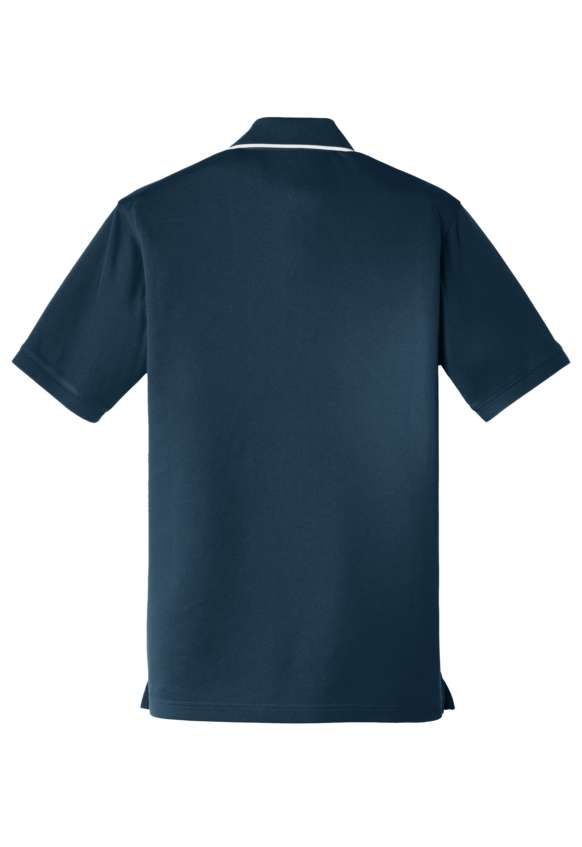 American Flag, Dry Zone® UV Micro-Mesh Tipped Polo - Navy