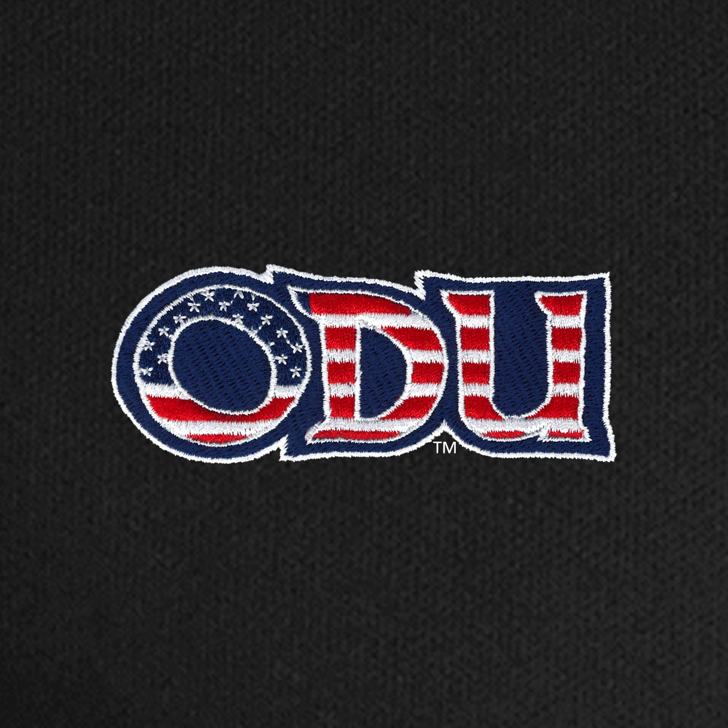 Old Dominion University, ODU Military - Military Logo, UV Micro-Mesh Tipped Polo - Black