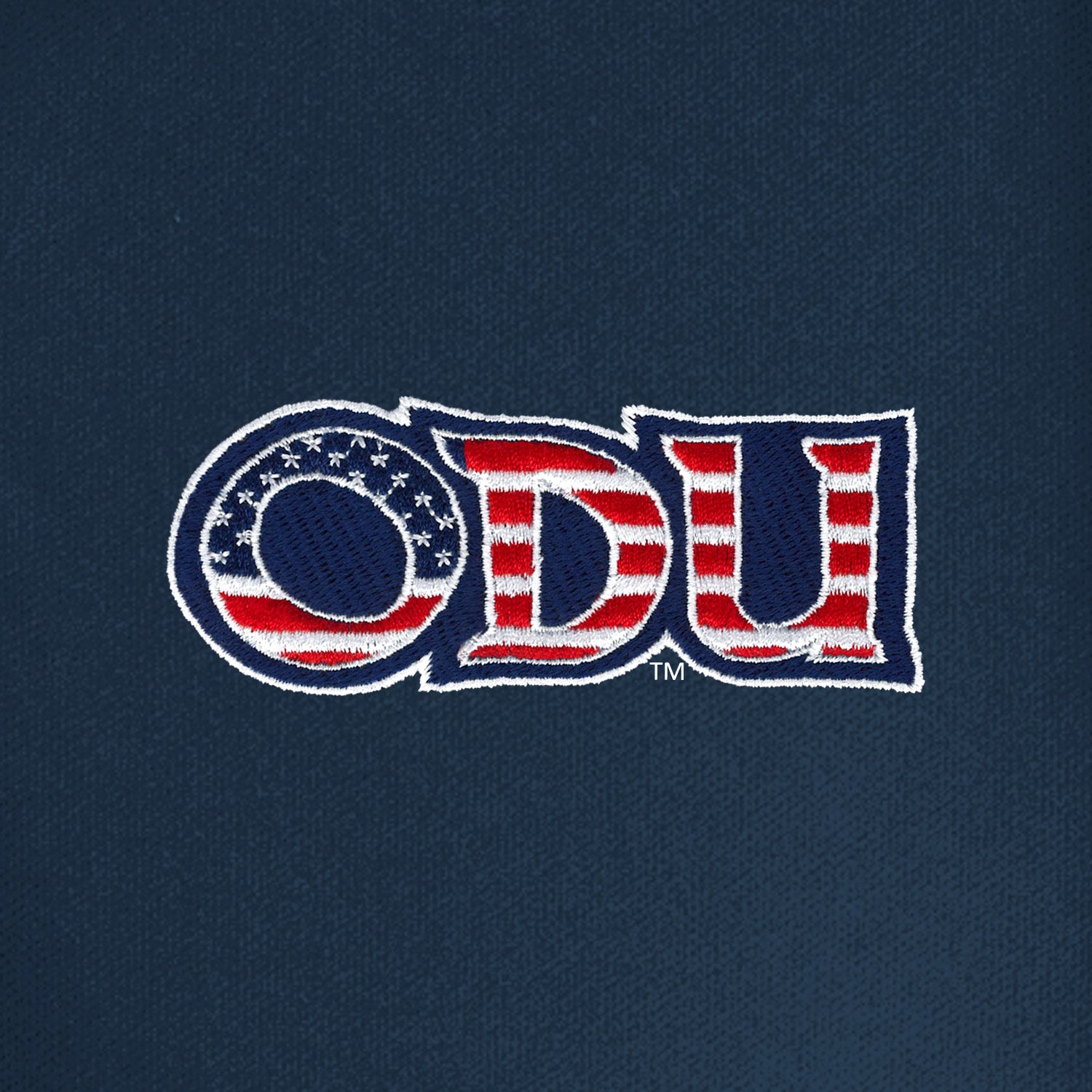 Old Dominion University, ODU Military - Military Logo, UV Micro-Mesh Tipped Polo - Navy