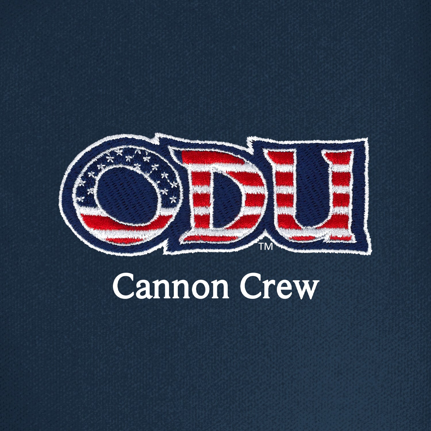 Old Dominion University, ODU Military - Cannon Crew, UV Micro-Mesh Tipped Polo - Navy