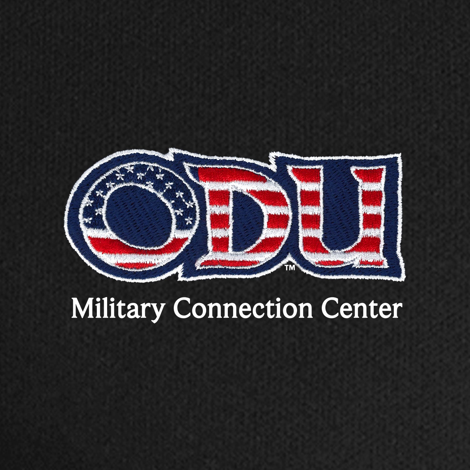 Old Dominion University, ODU Military - Military Connection Center, UV Micro-Mesh Tipped Polo - Black