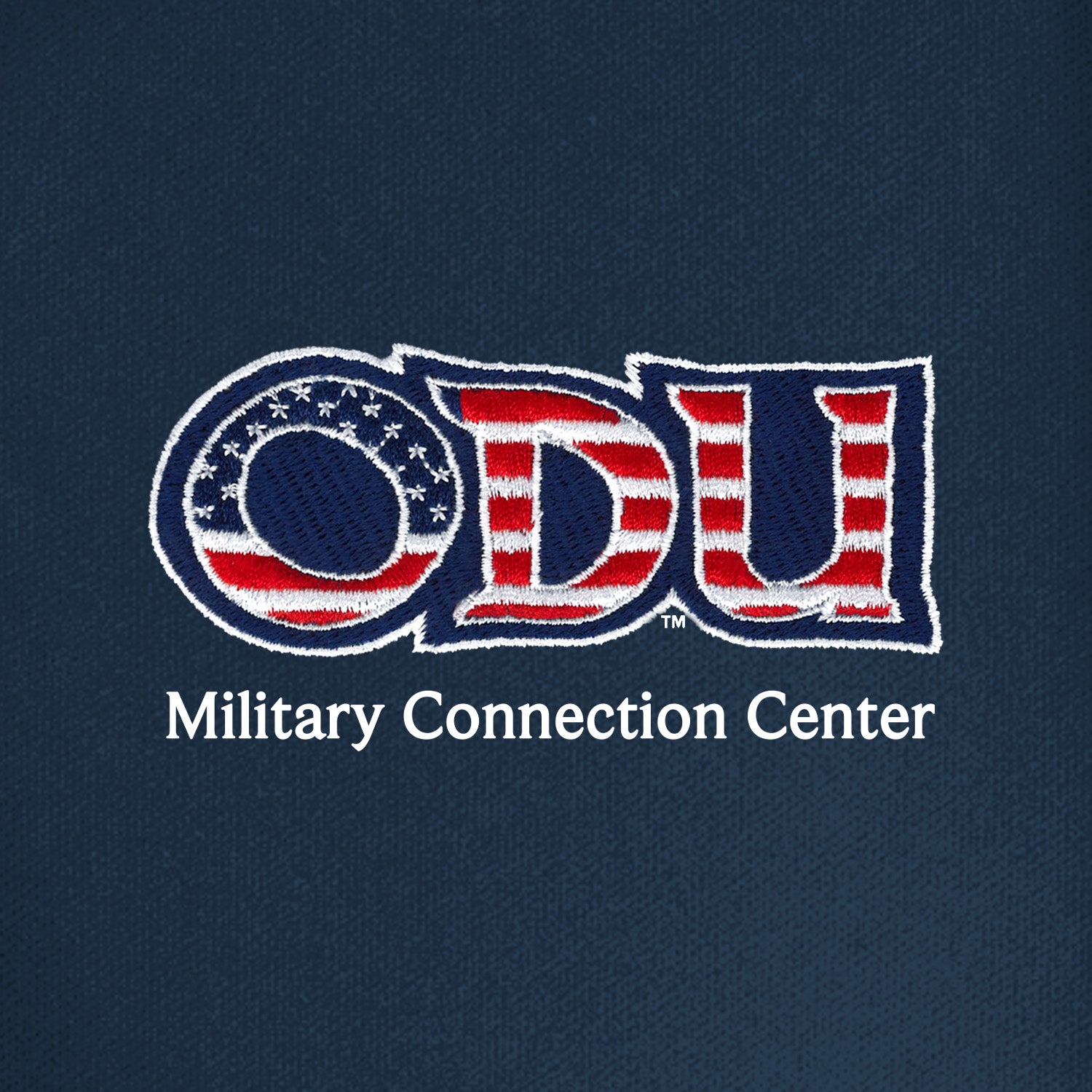 Old Dominion University, ODU Military - Military Connection Center, UV Micro-Mesh Tipped Polo - Navy
