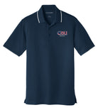 Old Dominion University, ODU Military - Navy ROTC, UV Micro-Mesh Tipped Polo - Navy