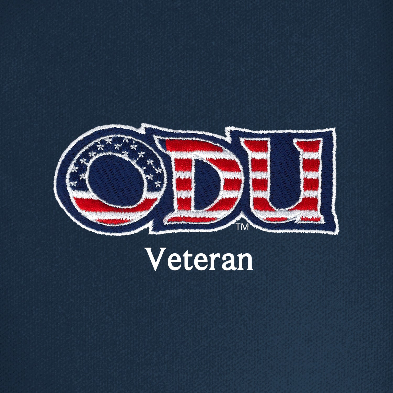 Old Dominion University, ODU Military - Veteran, UV Micro-Mesh Tipped Polo -Navy