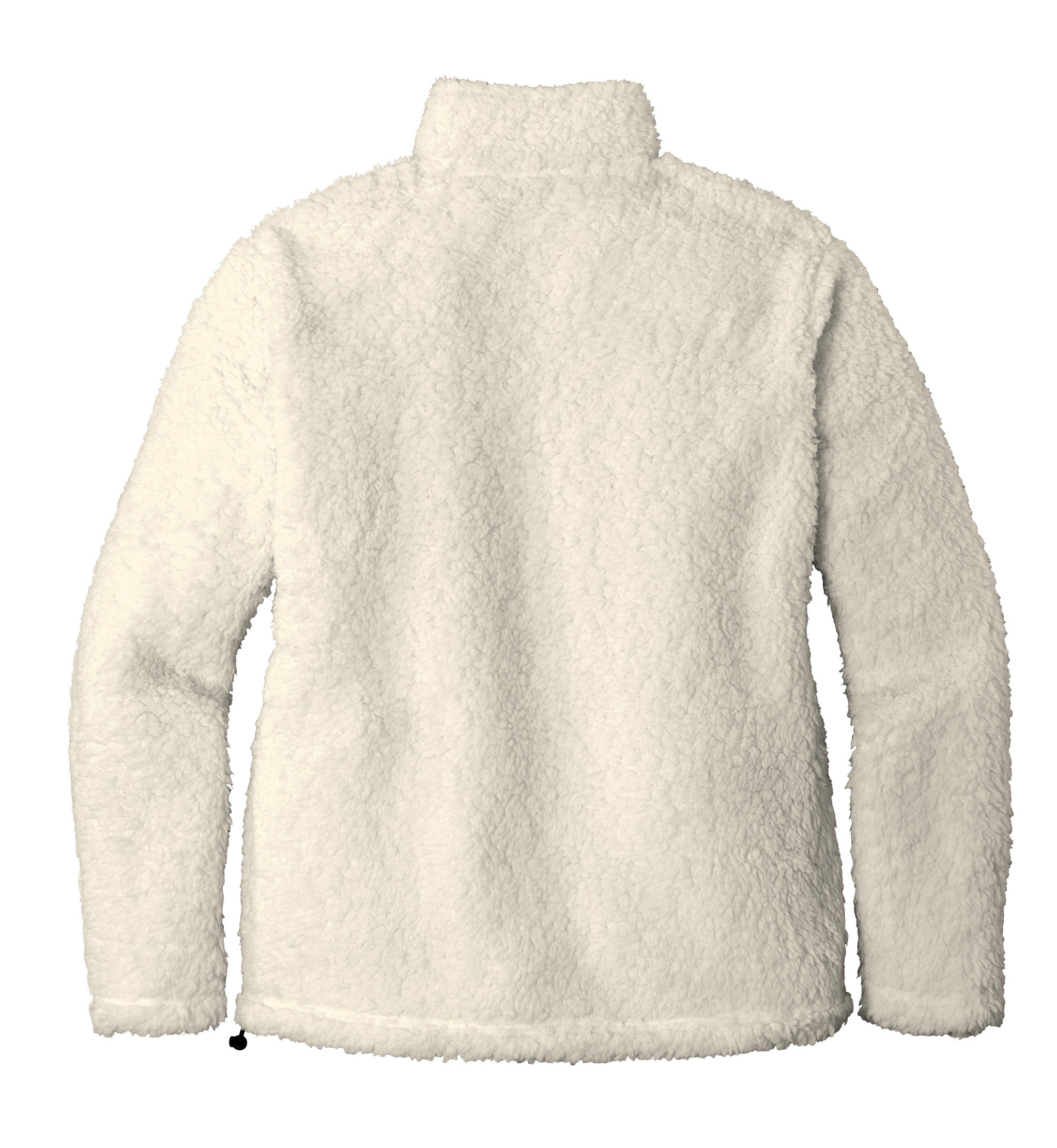 Old Dominion University, Vintage Logo, Women's Cozy Fleece Jacket- Marshmallow