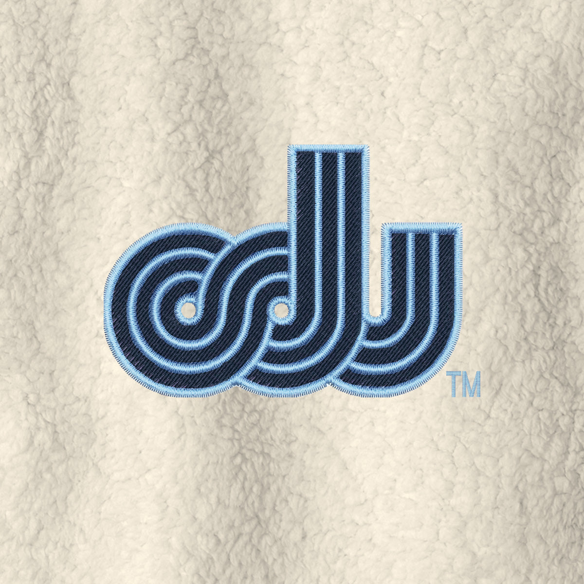 Old Dominion University, Vintage Logo, Women's Cozy Fleece Jacket- Marshmallow