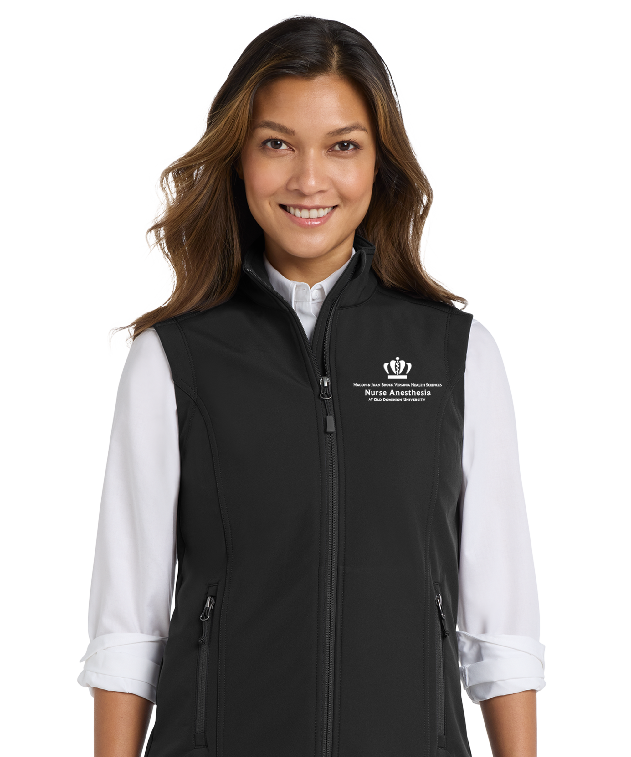 Old Dominion University, Port Authority® Women's Core Soft Shell Vest - Black