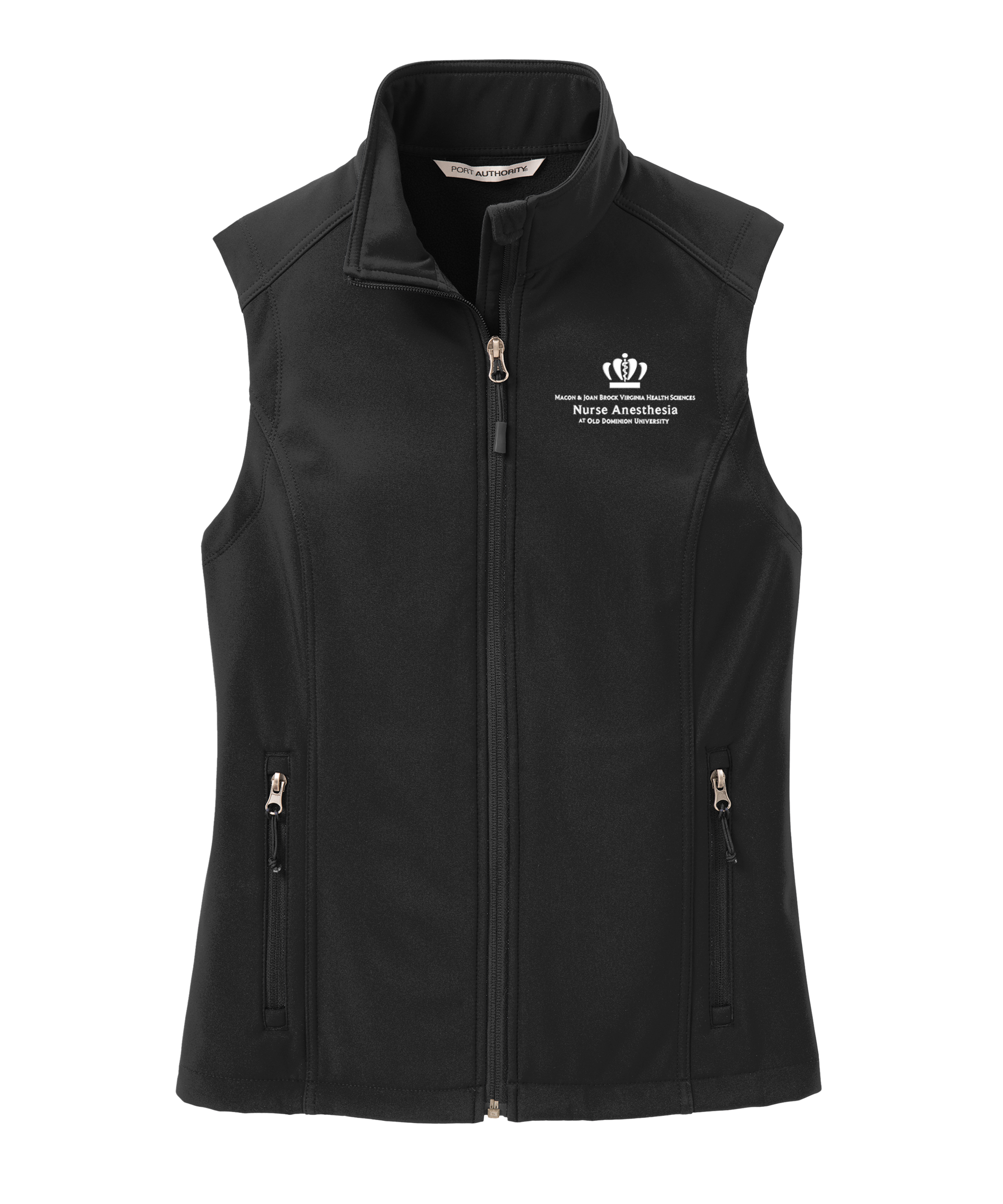Old Dominion University, Port Authority® Women's Core Soft Shell Vest - Black